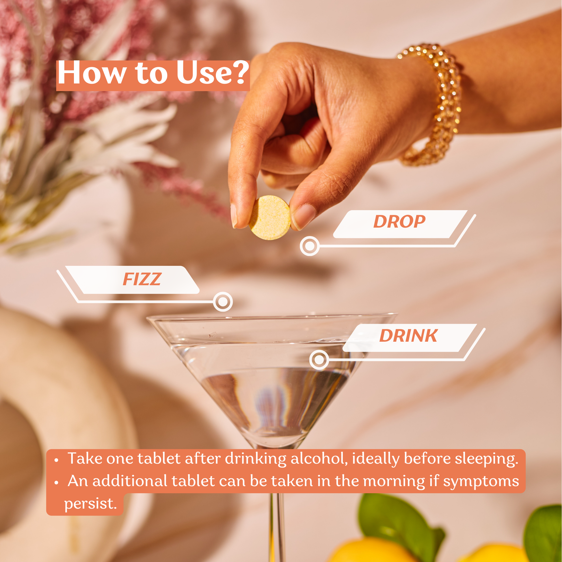 Anti Hangover Pill for quick recovery from hangover symptoms