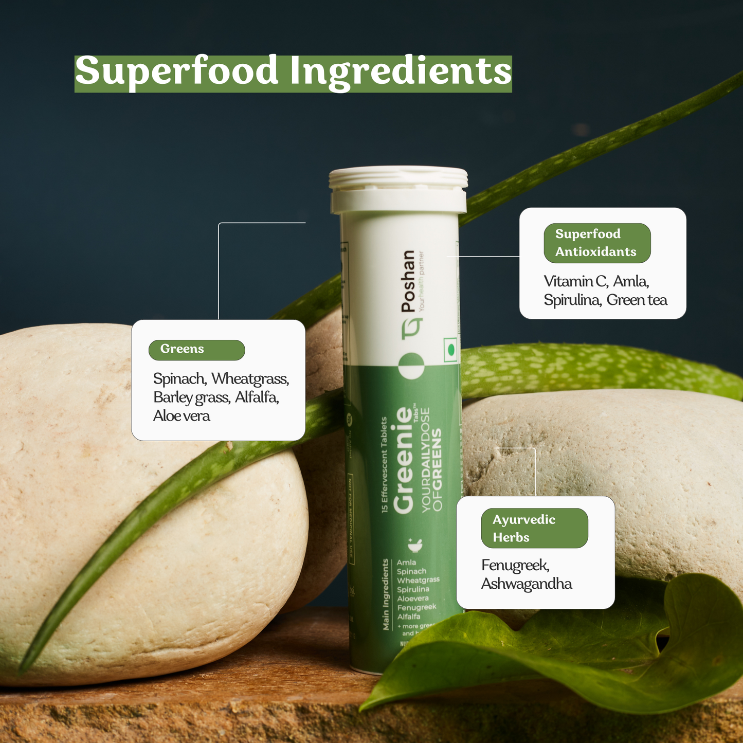 Best super greens tablet for skin health, immunity, and digestive support