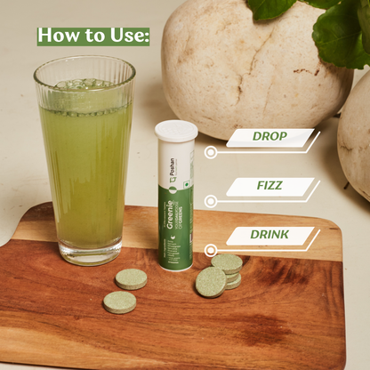Complete daily greens supplement in tablet form